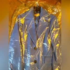 Michael Kors blue pea coat - brand new